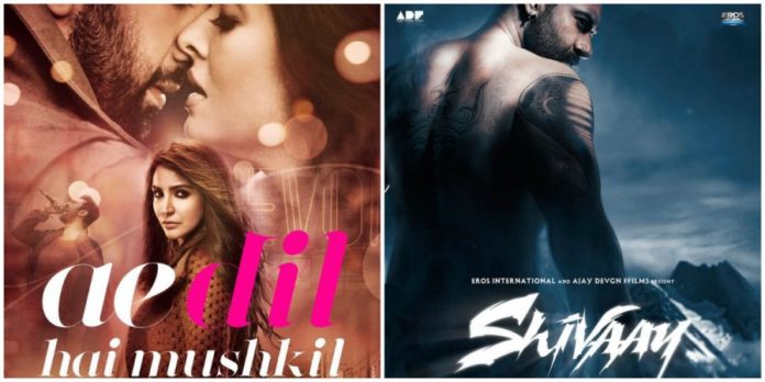 Shivaay, Ae Dil Hai Mushkil Screen Count: Both Movies To Get Equal No Of Screens?