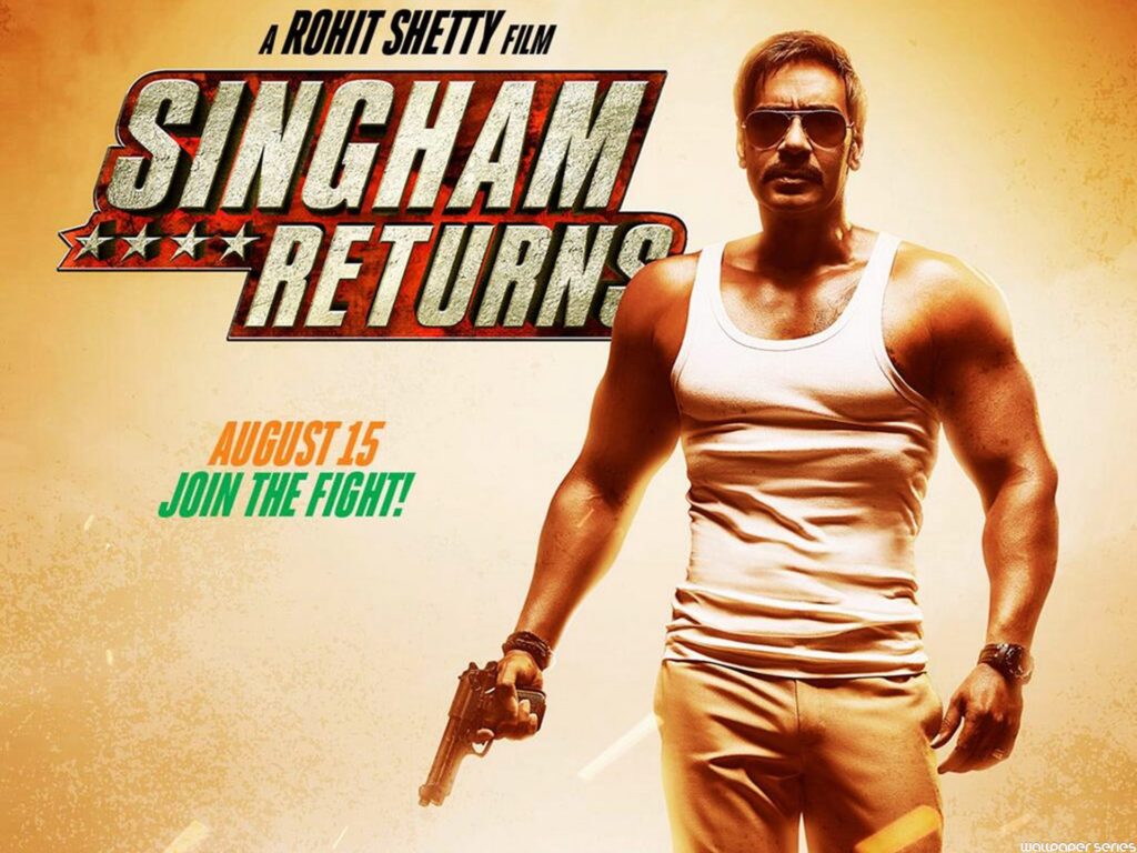 Singham Returns is Ajay Devgn's 5th highest grossing movie