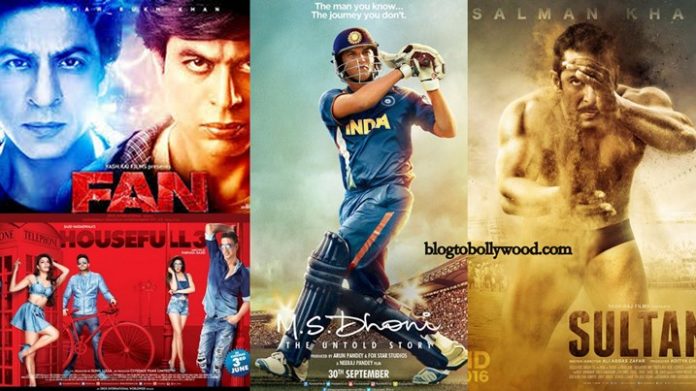 Top Opening Day Grossers Of 2016 | Highest Opening Day Collection Bollywood 2016
