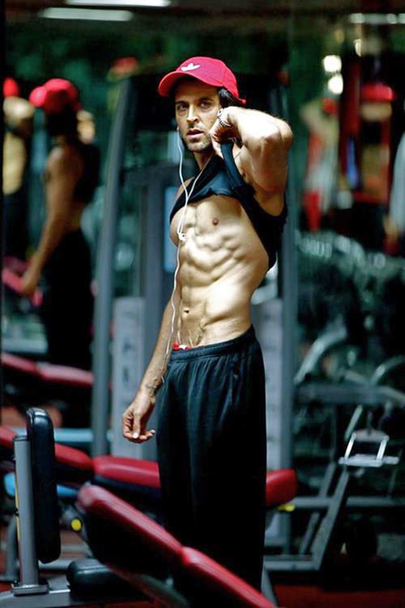 10 Minute Hrithik roshan workout photos for Fat Body