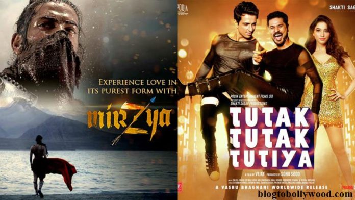 It's going to be Mirzya Vs Tutak Tutak Tutiya this week : Which movie will you go for?
