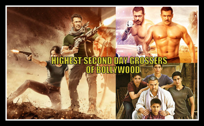 Highest Second Day Collection in Bollywood | Tiger Zinda Hai At 3rd Position