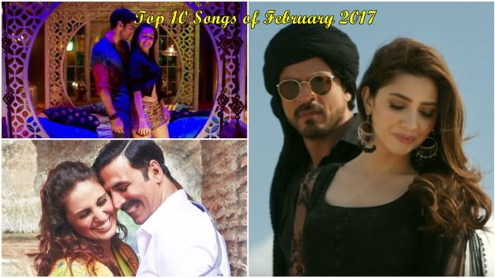 Top 10 Bollywood Songs of February 2017 that you absolutely must tune into!