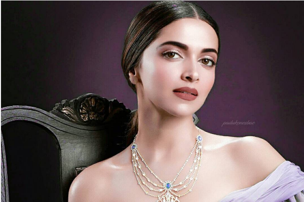 Deepika Padukone looks royal for a jewelry brand photo shoot