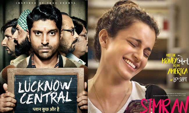 Box Office: Lucknow Central, Simran first Monday Collection Report