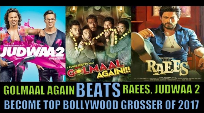 Golmaal Again 8th Day Collection, Beats Judwaa 2 And Raees To Become Top Grosser Of 2017