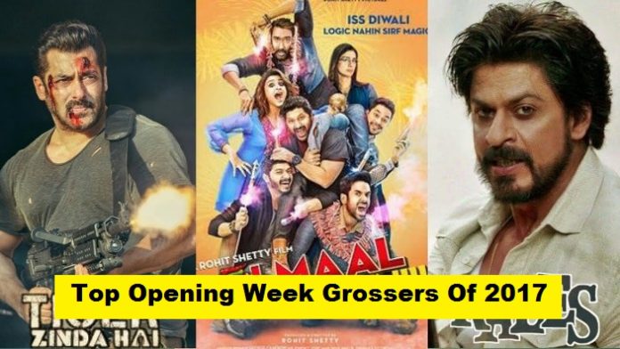 Top Opening Week Grossers Of 2017 - Bahubali 2, TZH and Golmaal Again