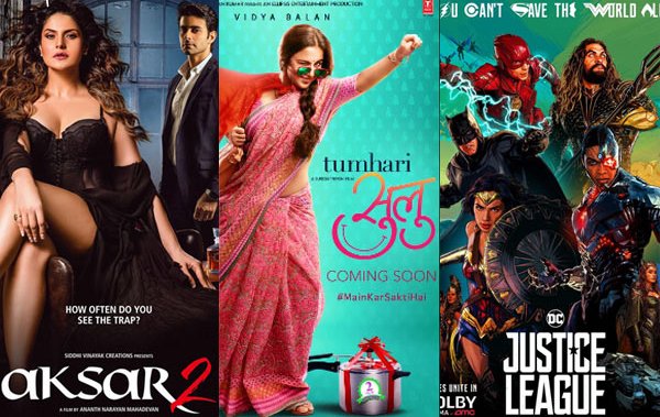 Aksar 2, Tumhari Sulu And Justice League Second Day Collection Report