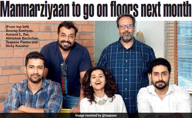 Anurag Kashyap’s Manmarziyaan Starcast: Abhishek Bachchan, Taapsee and Vicky Kaushal To Lead