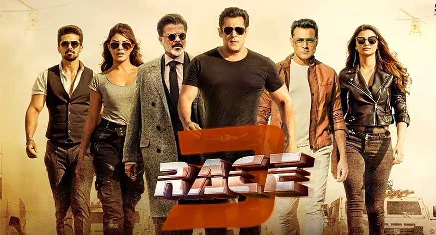 Highest Second Day Collection in Bollywood | Race 3 is at second position