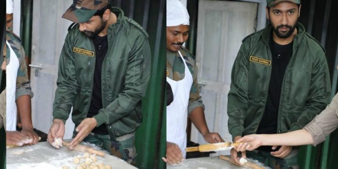 Vicky Kaushal Rolls Out His First-Ever Roti For Army Jawans, Pictures Are Going Viral