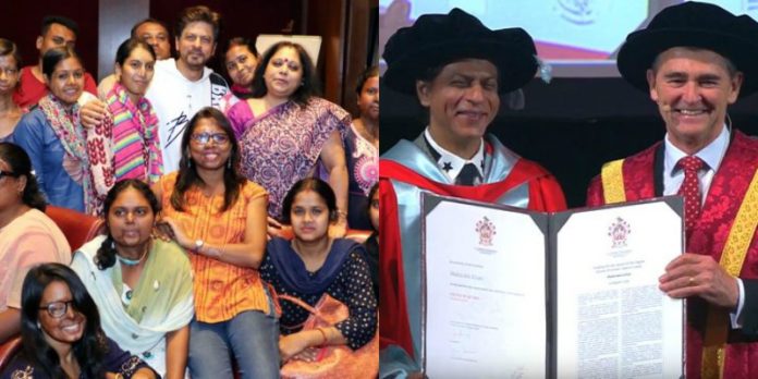 SRK Honored With A Doctorate Degree At La Trobe University For The Work He Has Done For Underprivileged Children & Women