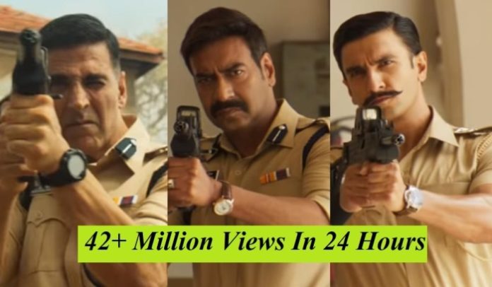 Sooryavanshi Trailer Gets 42+ Million Views In 24 Hours, Shatters Shah Rukh Khan’s Zero Record
