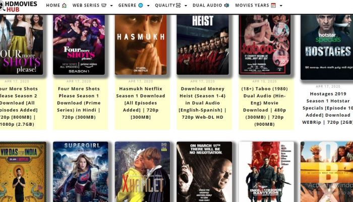HDMoviesHub 2022 : 300Mb, 480p, 720p Movies, Web Series Download