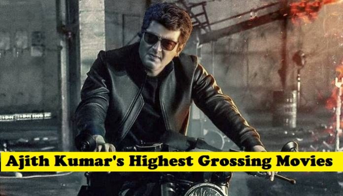 Top 5 Highest Grossing Movies of Ajith Kumar before Thunivu