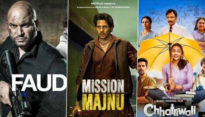 OTT Movies and Web Series Releasing on 20th January 2023: Chhatriwali, Mission Majnu and others