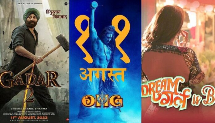 Upcoming Bollywood Movies August 2023: Gadar 2, OMG 2, Dream Girl 2 and more