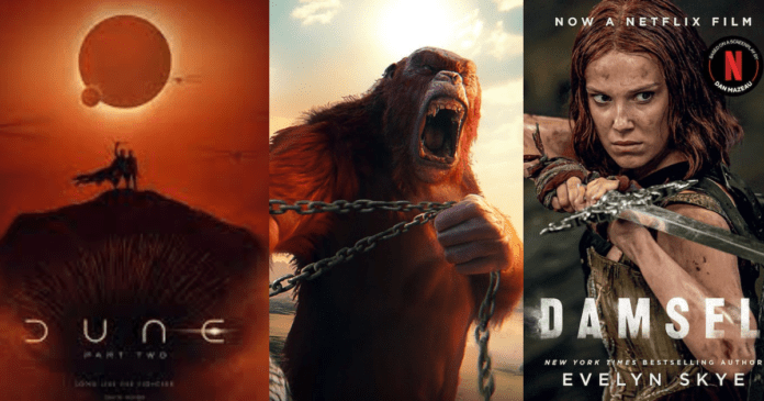 Dune: Part Two To Damsel: Upcoming Hollywood Movies In March 2024!
