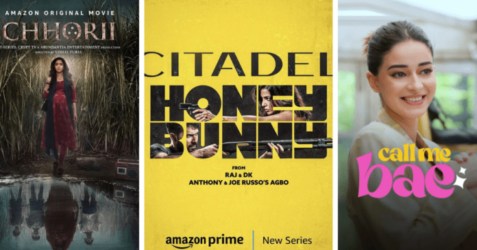 Be Happy to Chhorii 2: Prime Video's Biggest Slate of Original Movies and Shows!